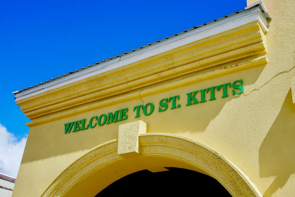 St. Kitts & at sea