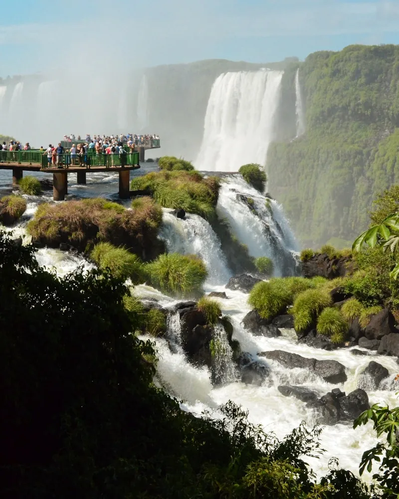 The walkways through the spray, Argentina
