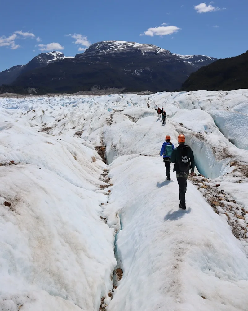 An ice trek on the glacier, Argentina