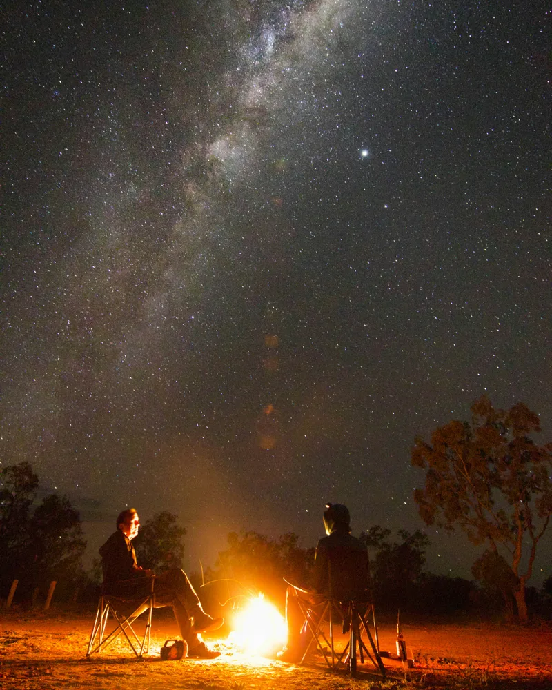 The desert night sky, Australia