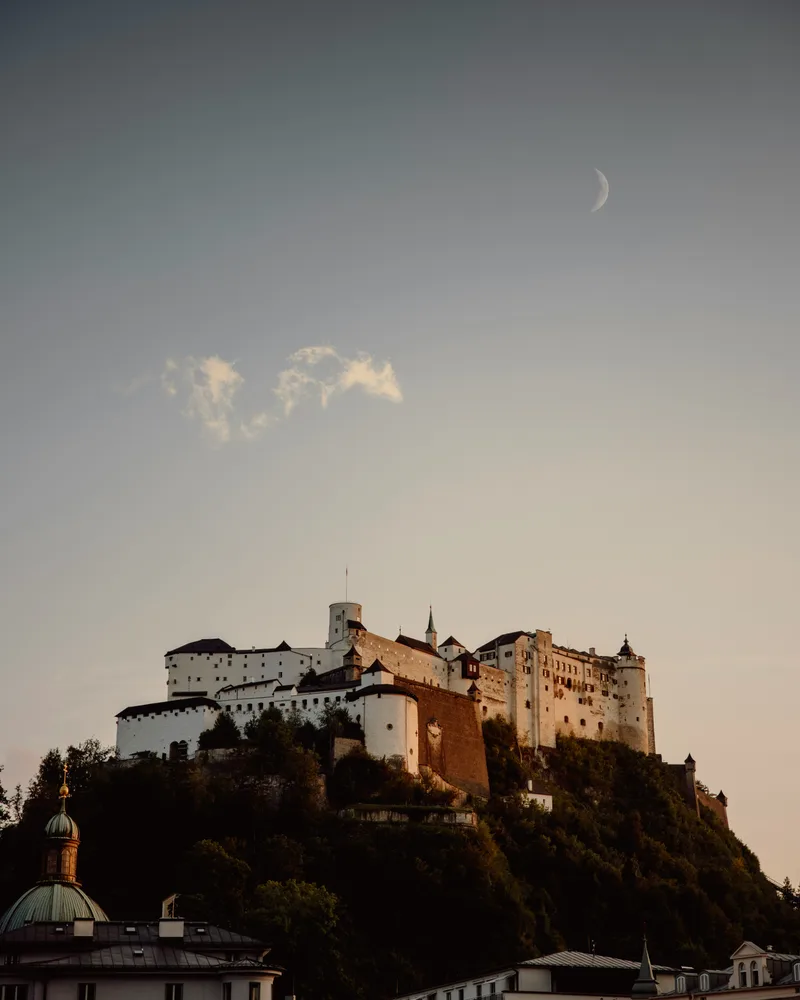 Salzburg old town & Hohensalzburg Fortress, Austria