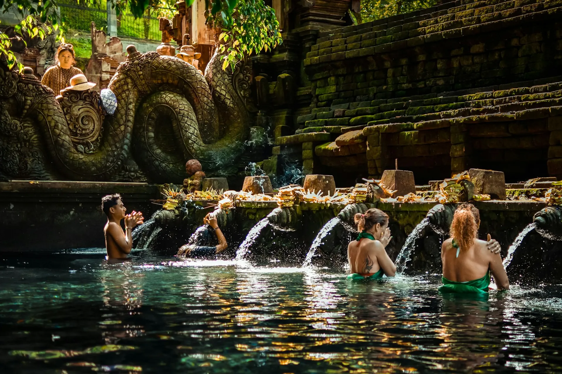 A Purification Ritual at Tirta Empul & a Village Cooking Class