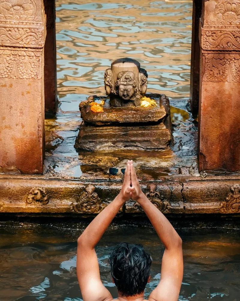 The purification pools, Bali