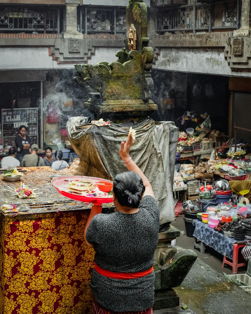A village market morning, Bali