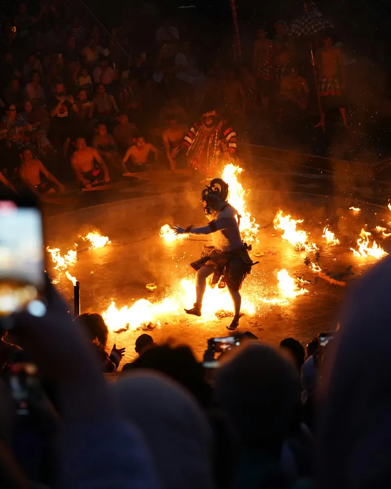 The kecak circle, Bali