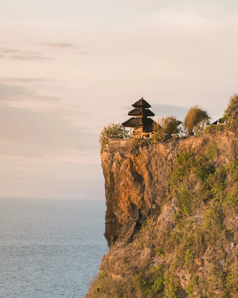 The temple on the cliff, Bali