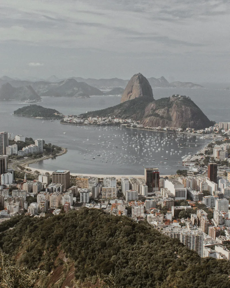 The green peaks & Guanabara Bay, Brazil