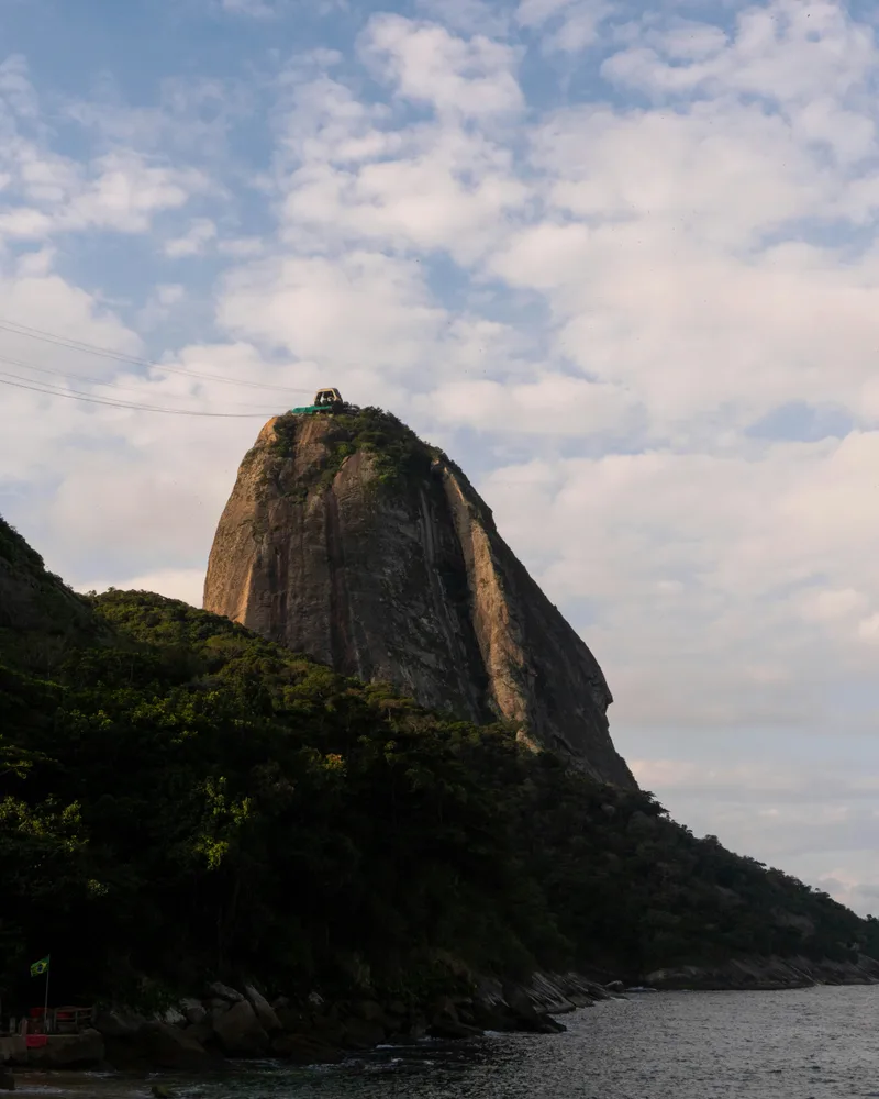 The cable car up Sugarloaf, Brazil