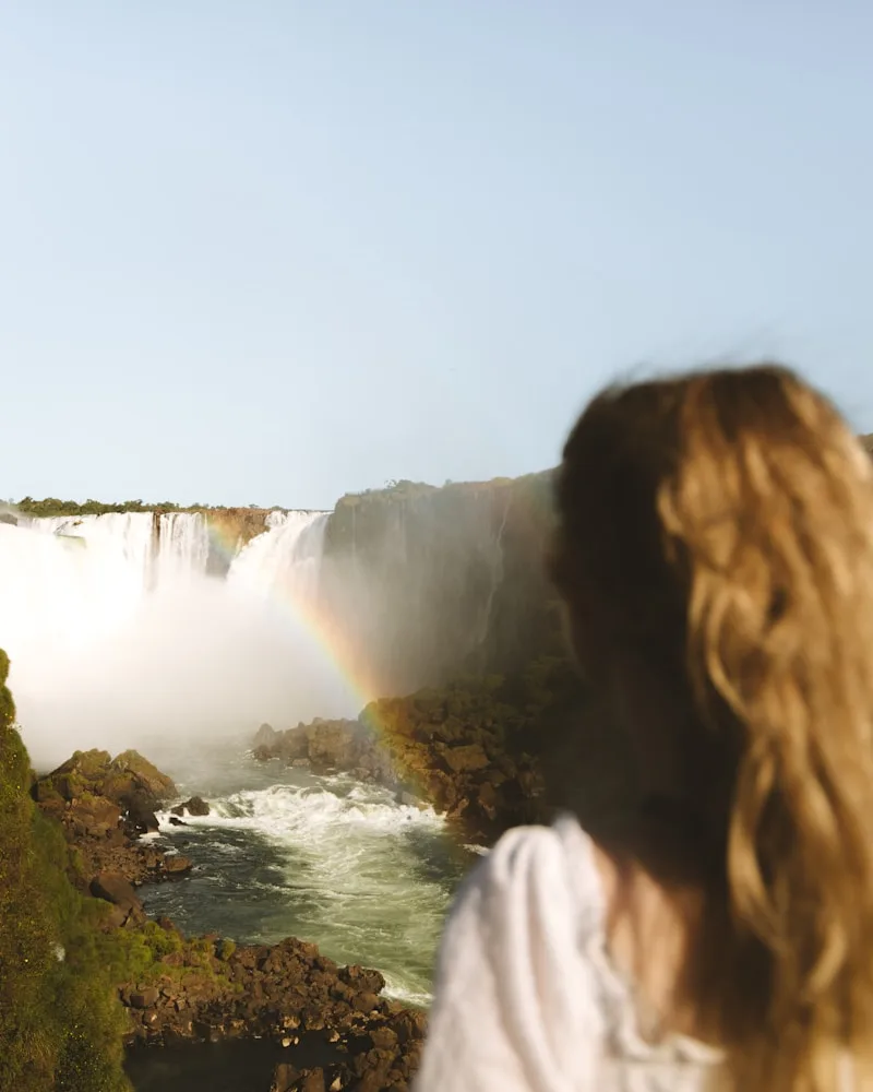 Rainbows over the cascades, Brazil