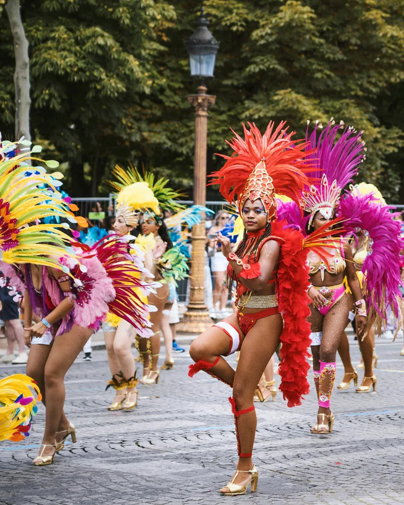 The parade in motion, Brazil