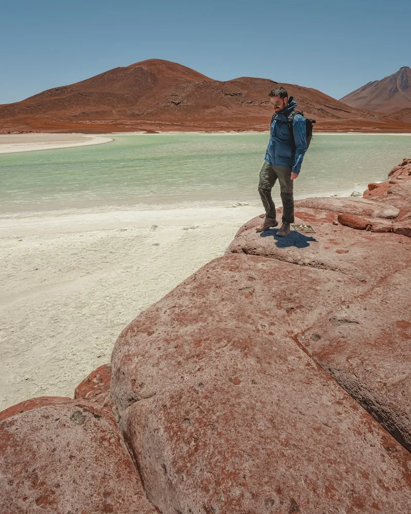 The turquoise Altiplanic lagoons, Chile