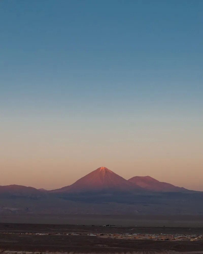 Licancabur and the Andes beyond, Chile