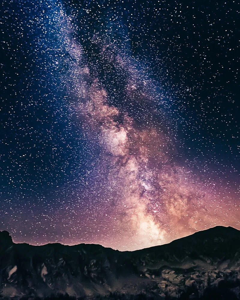 The Milky Way over the desert, Chile
