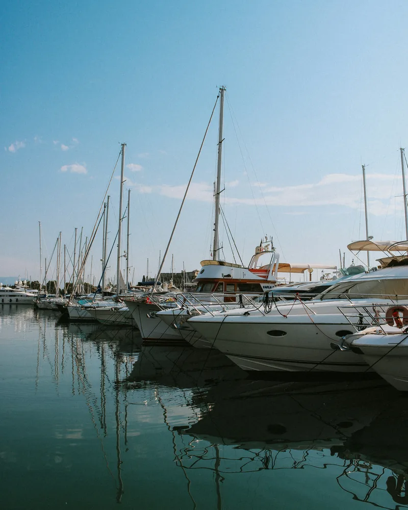 The marina and yachts, Dominican Republic