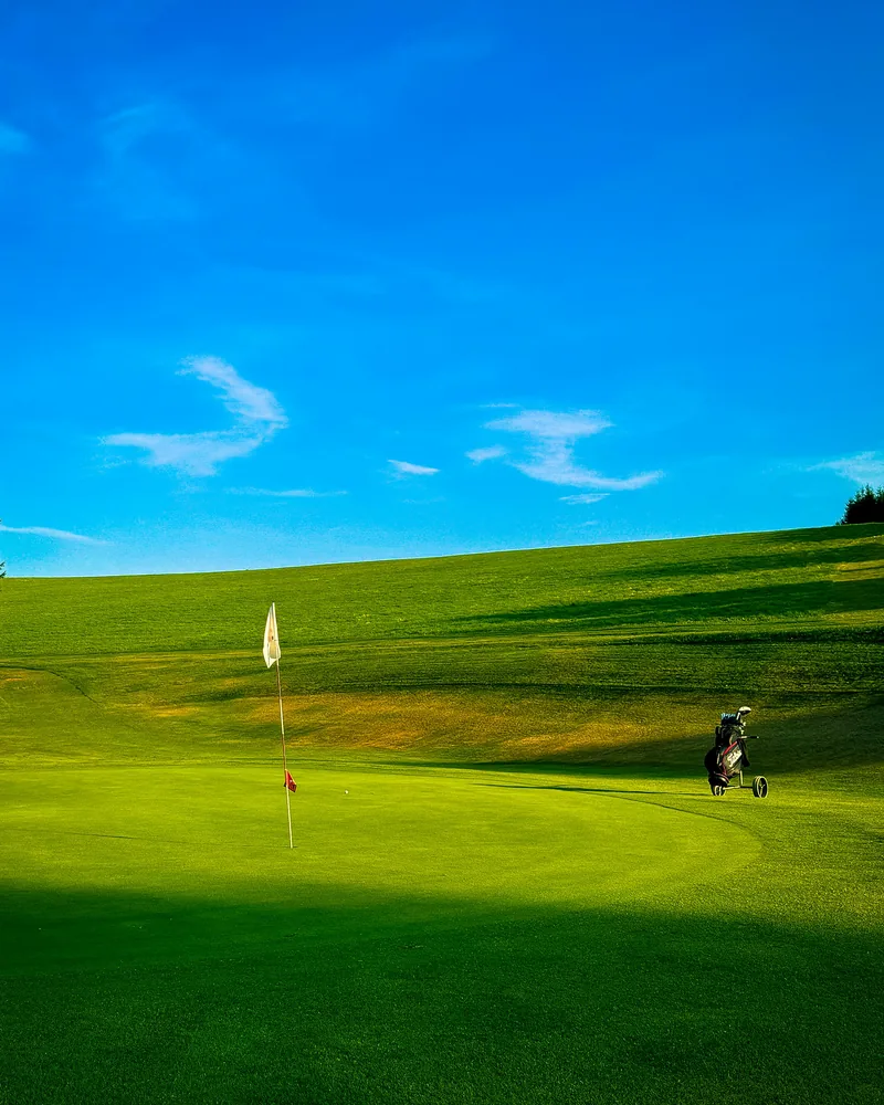 A seaside golf course, Dominican Republic