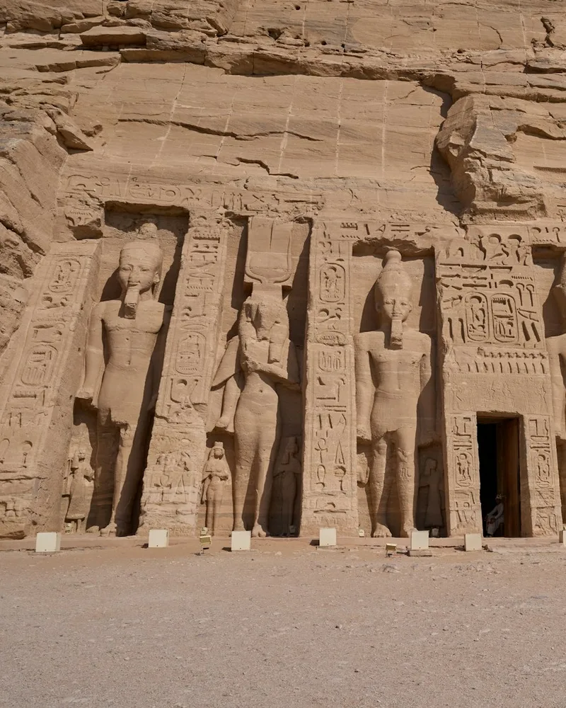 The Temple of Hathor & Nefertari, Egypt