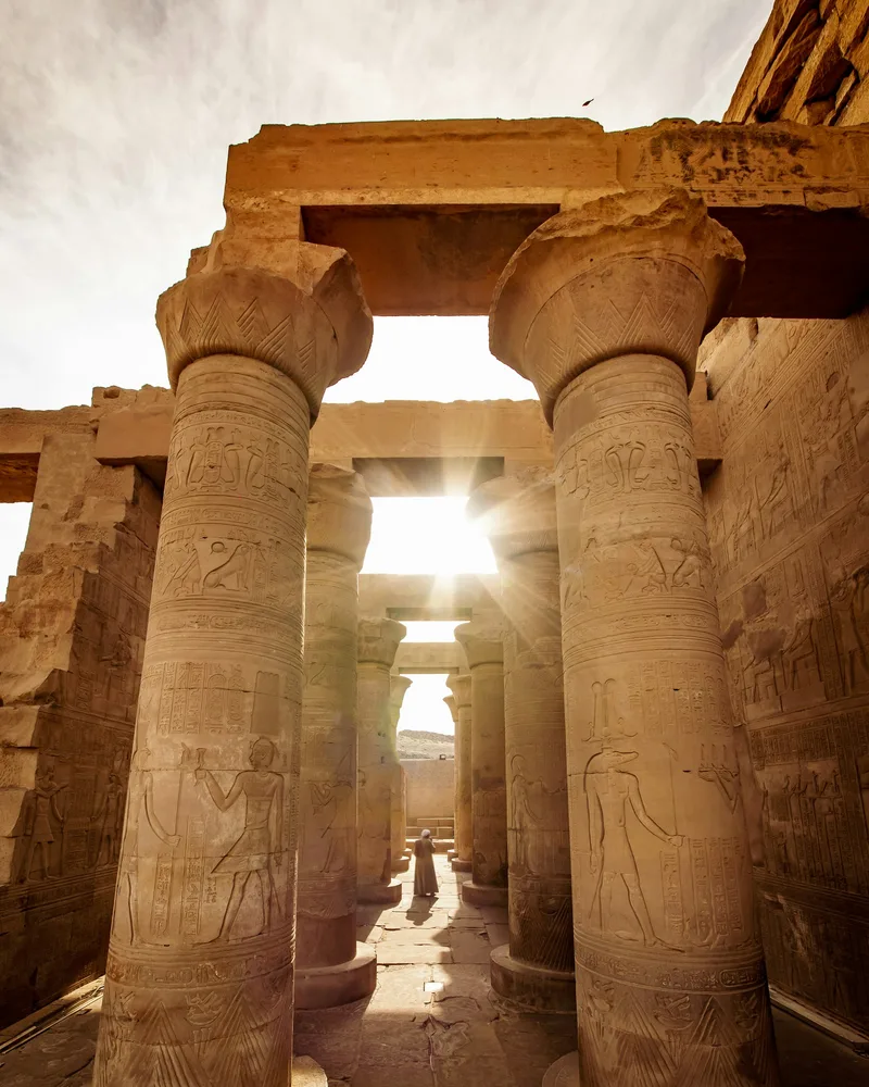 The pillared inner halls, Egypt