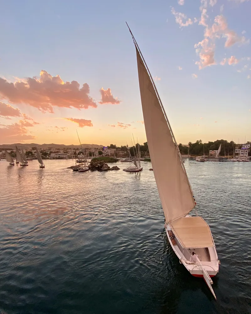 A sail into the sunset, Egypt