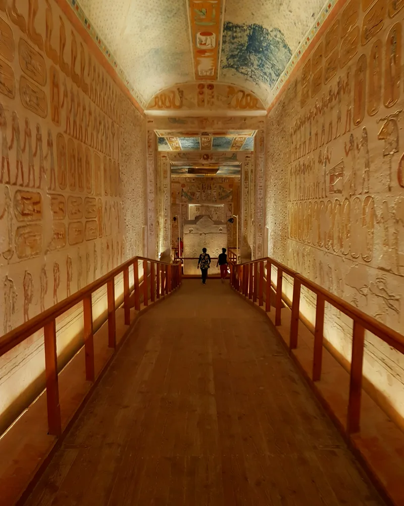 The painted royal tombs, Egypt