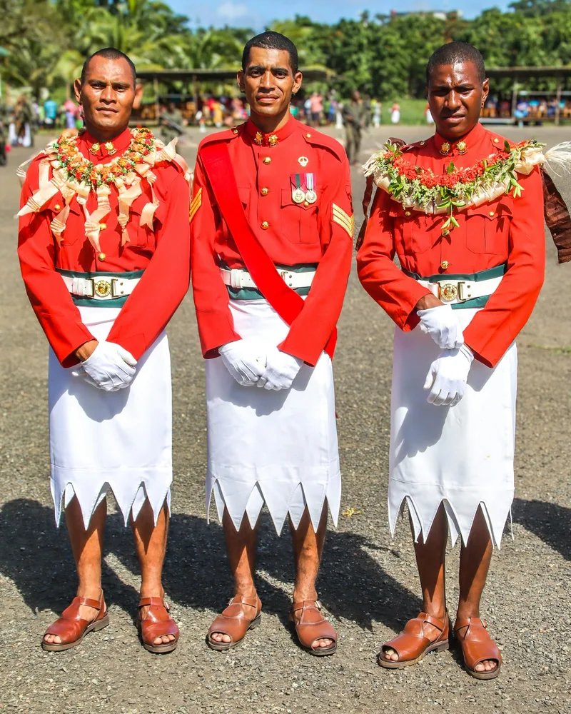 Dressed for a celebration, Fiji