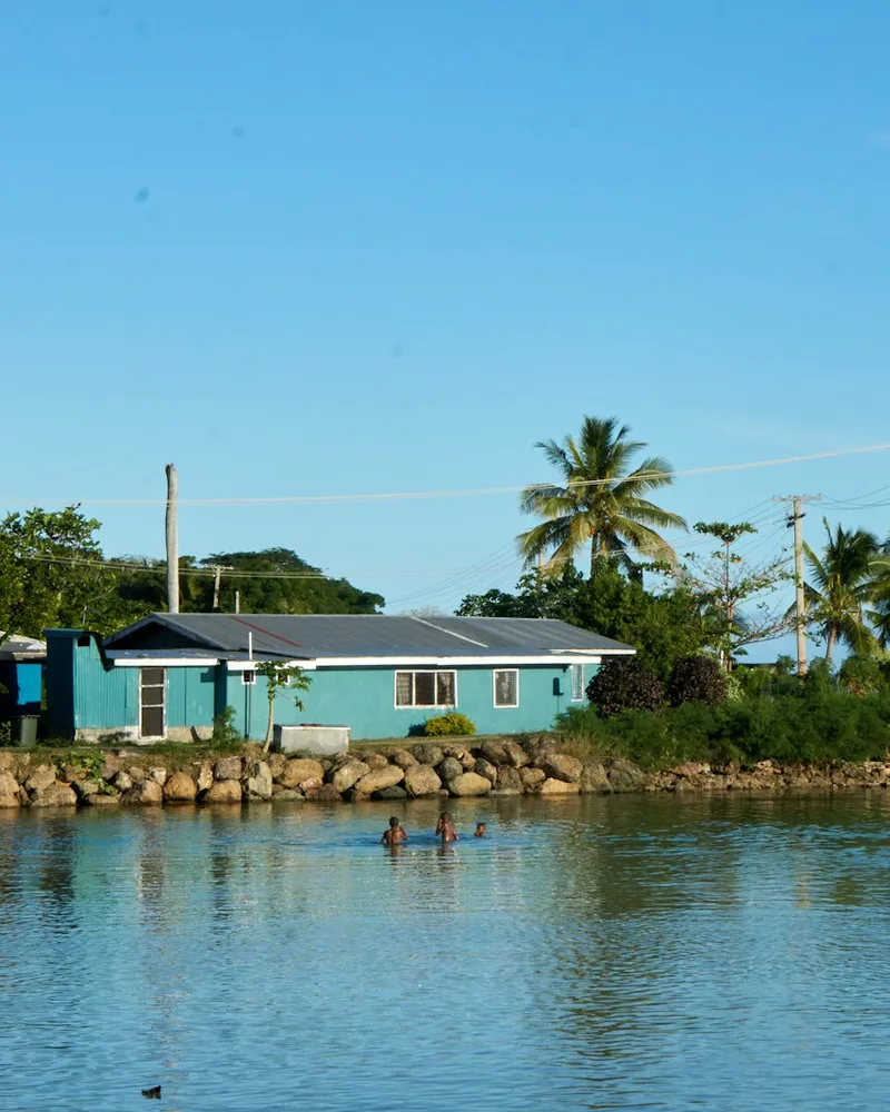 A village by the water, Fiji