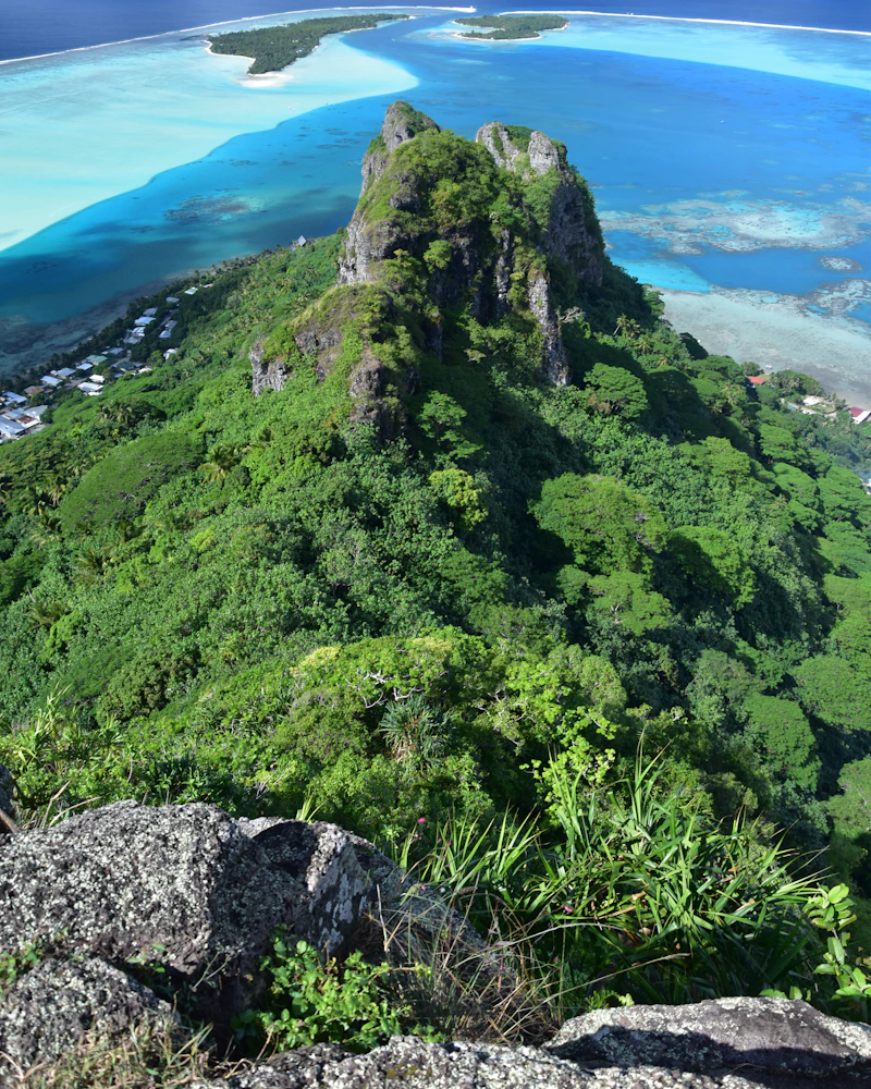 Mount Otemanu & the lagoon, French Polynesia