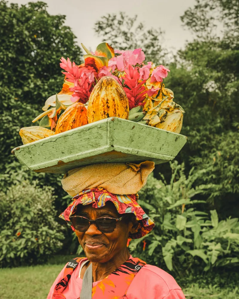 The Papeete market, French Polynesia