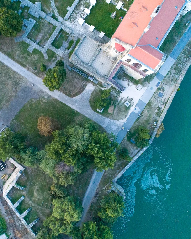The river curve from above, Hungary