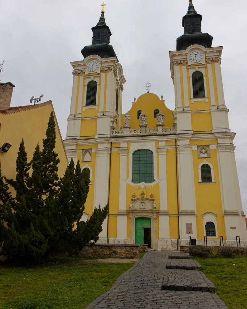 The baroque old town and basilica, Hungary