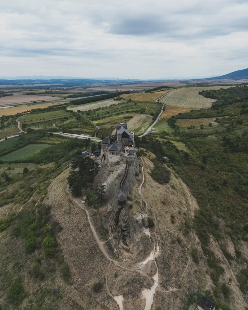 Eger Castle on its hill, Hungary