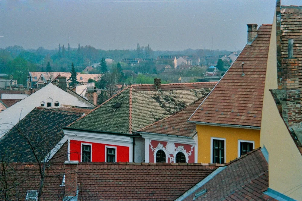 The town
