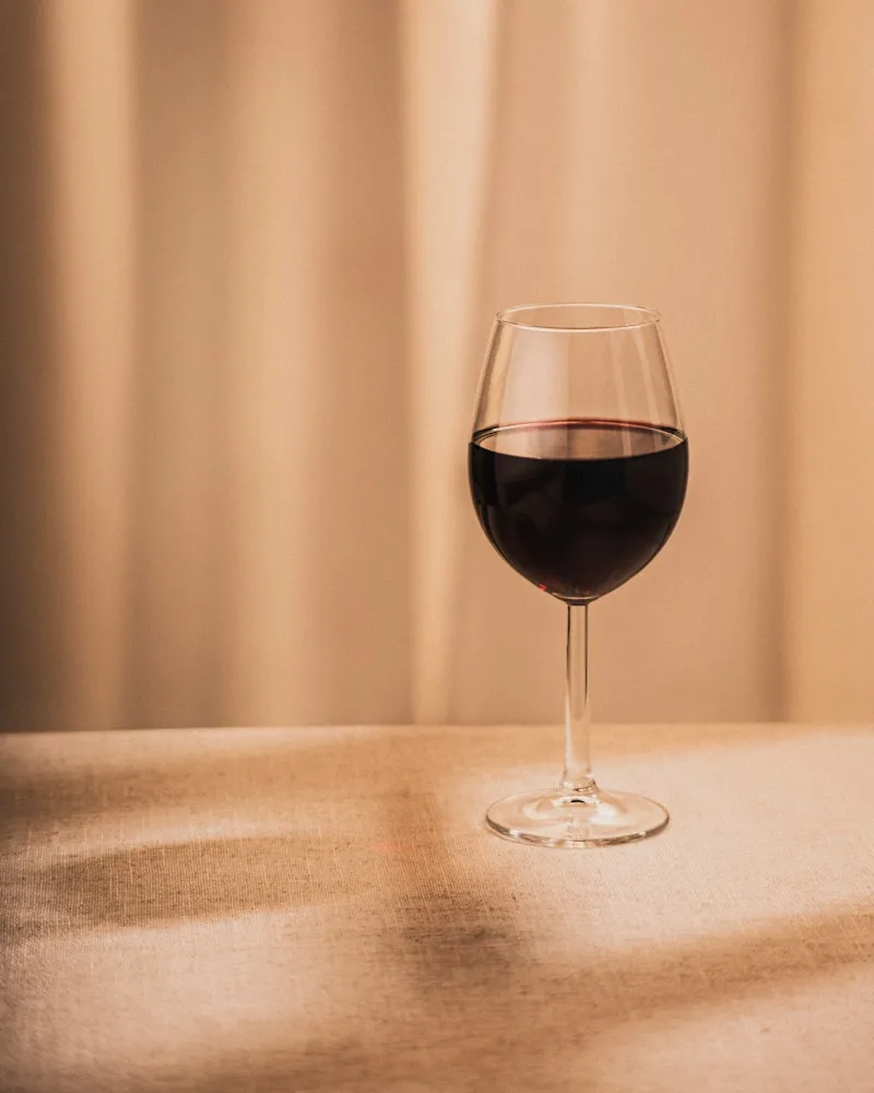 A glass of Egri Bikaver, Hungary