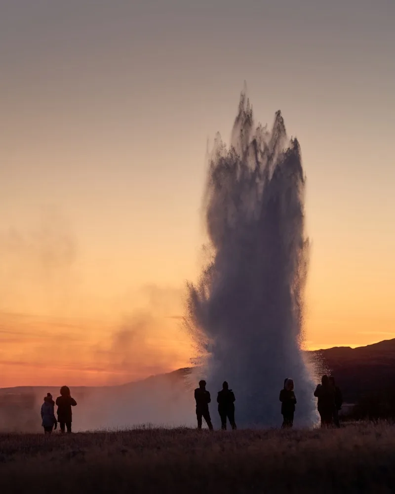 The Geysir field, Iceland
