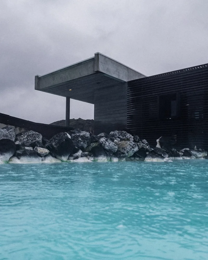 A geothermal lagoon, Iceland