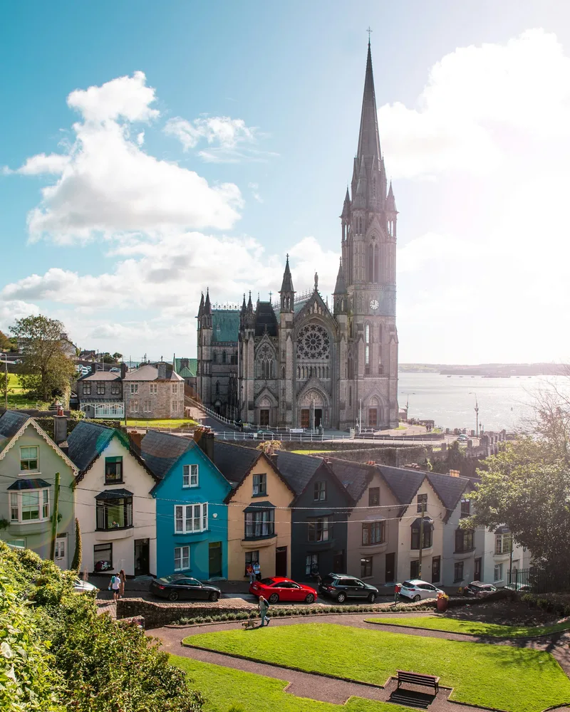 The colorful houses of Cobh, Ireland
