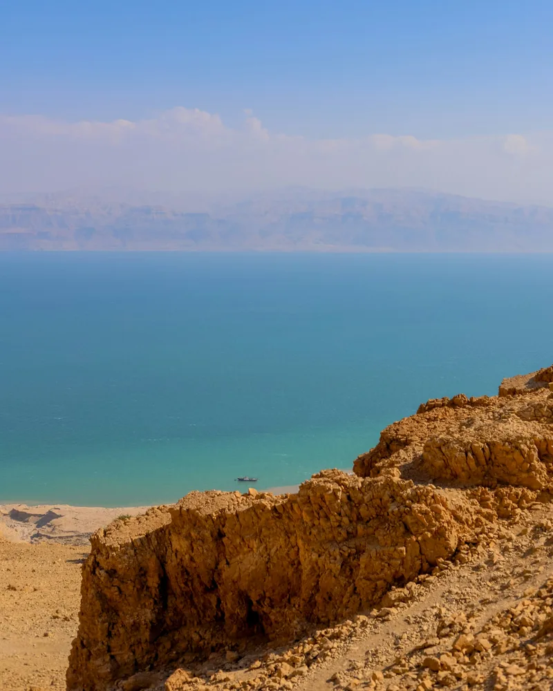 The desert setting & lowest point on earth, Israel
