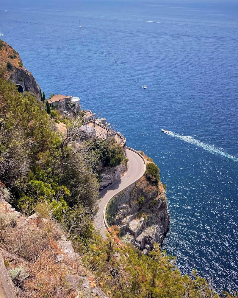 The coast road, Italy