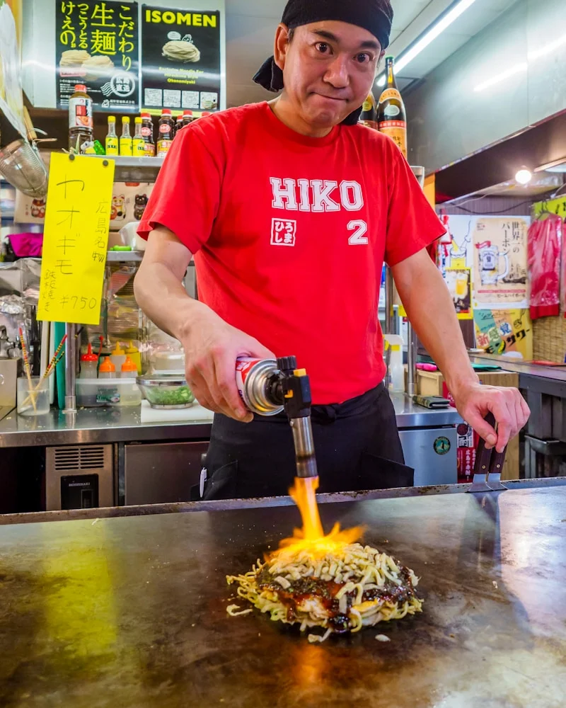 Okonomiyaki, Japan