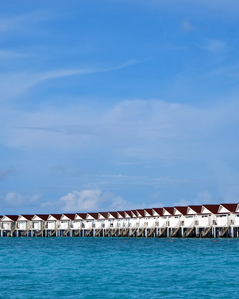 Reef access from the villa & beach, Maldives