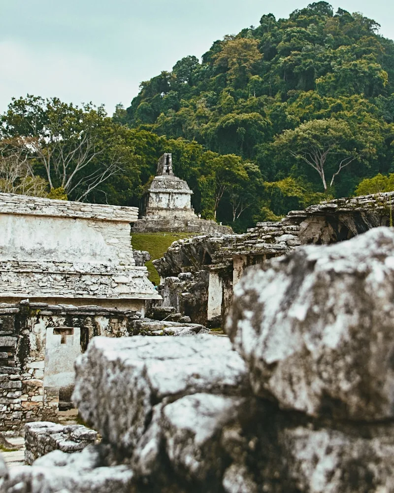 The pyramid of Coba, Mexico