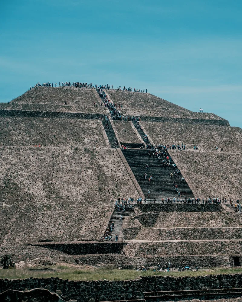 The Pyramid of the Sun, Mexico