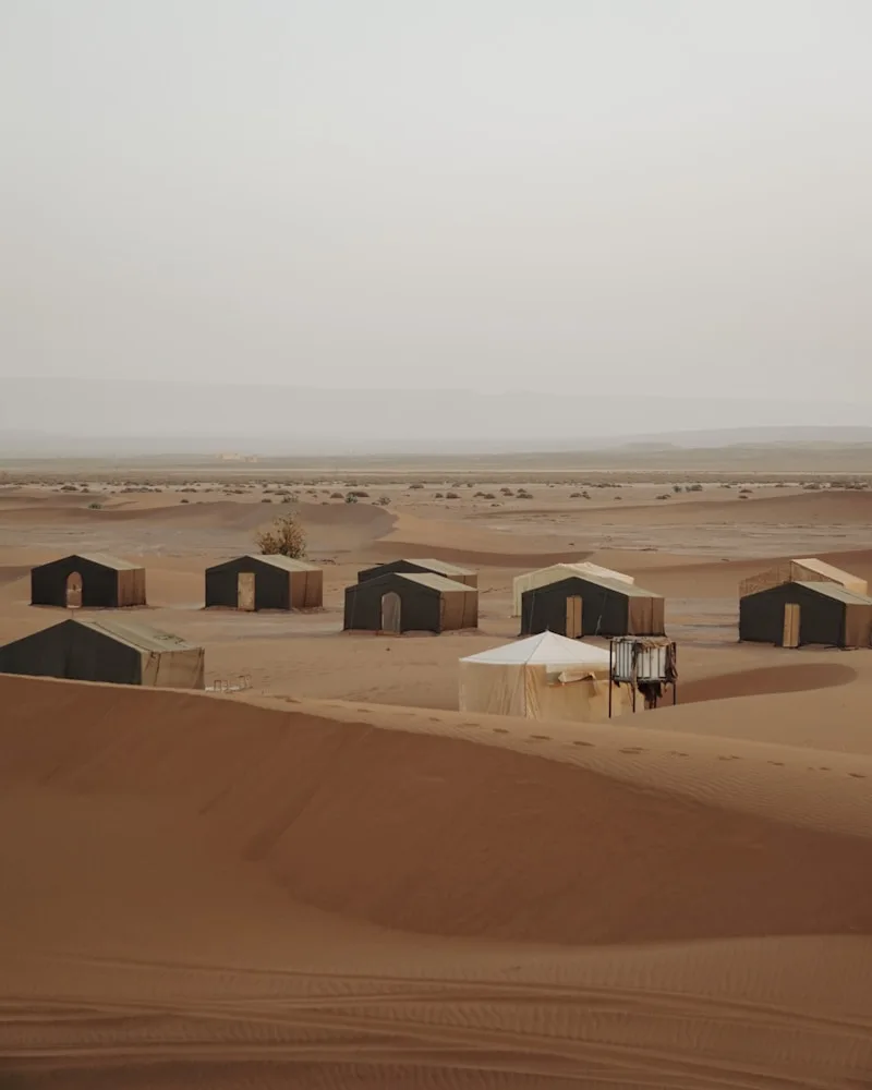 A desert camp, Morocco