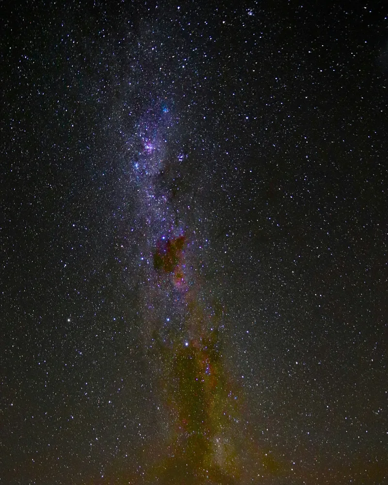 The night sky over the alps, New Zealand