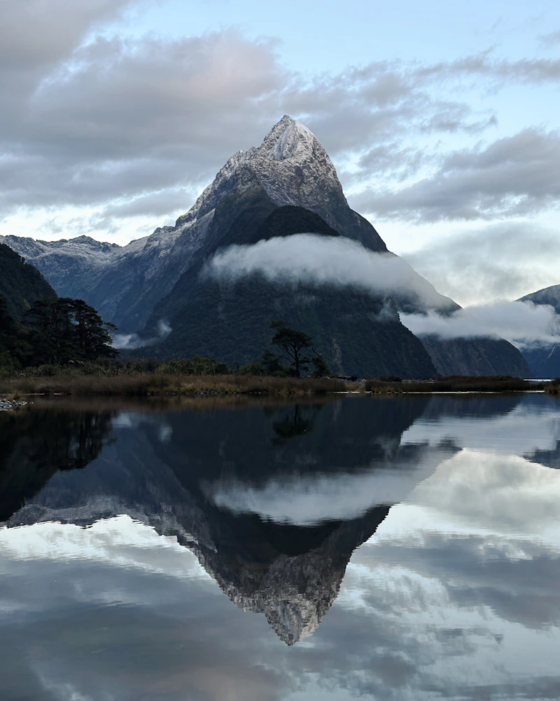 The cliffs above the water, New Zealand