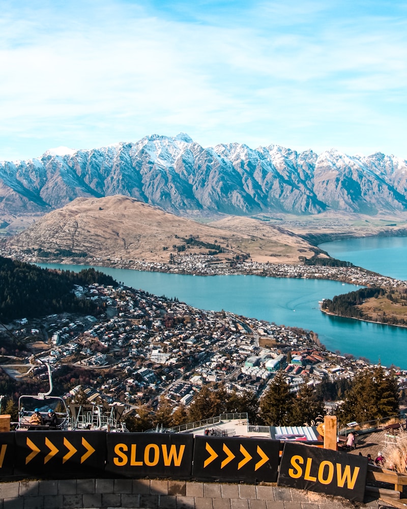 Queenstown in winter, New Zealand