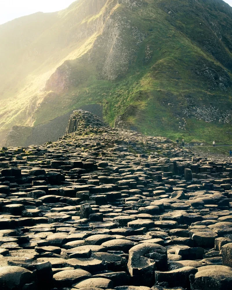 The cliff path and formations, Northern Ireland