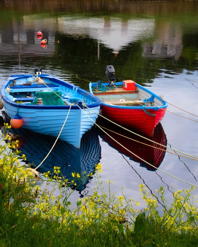 The village of Cushendun, Northern Ireland
