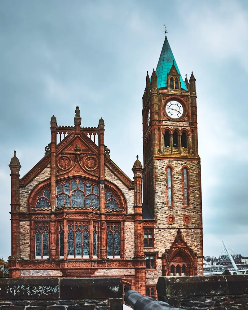 The historic city walls & cannons, Northern Ireland