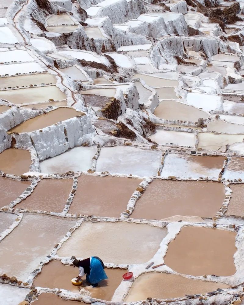 Terraced valleys, Peru