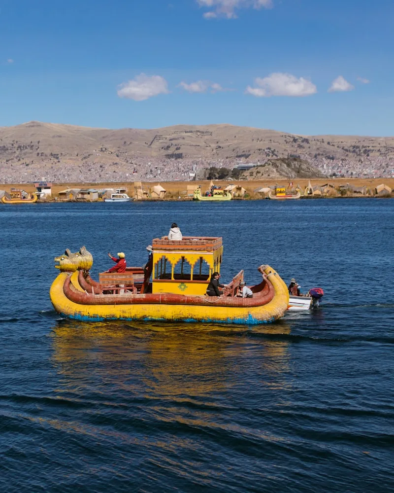 The Uros islands, Peru